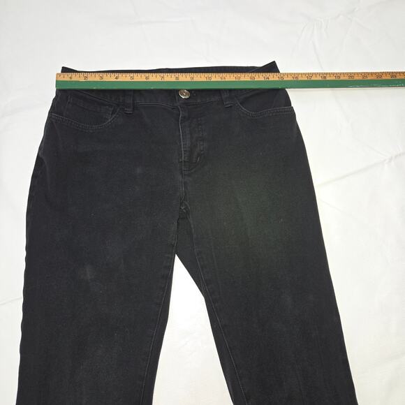 Chaps Black Madden Straight Jeans Woman's Size 6 - Picture 4 of 7